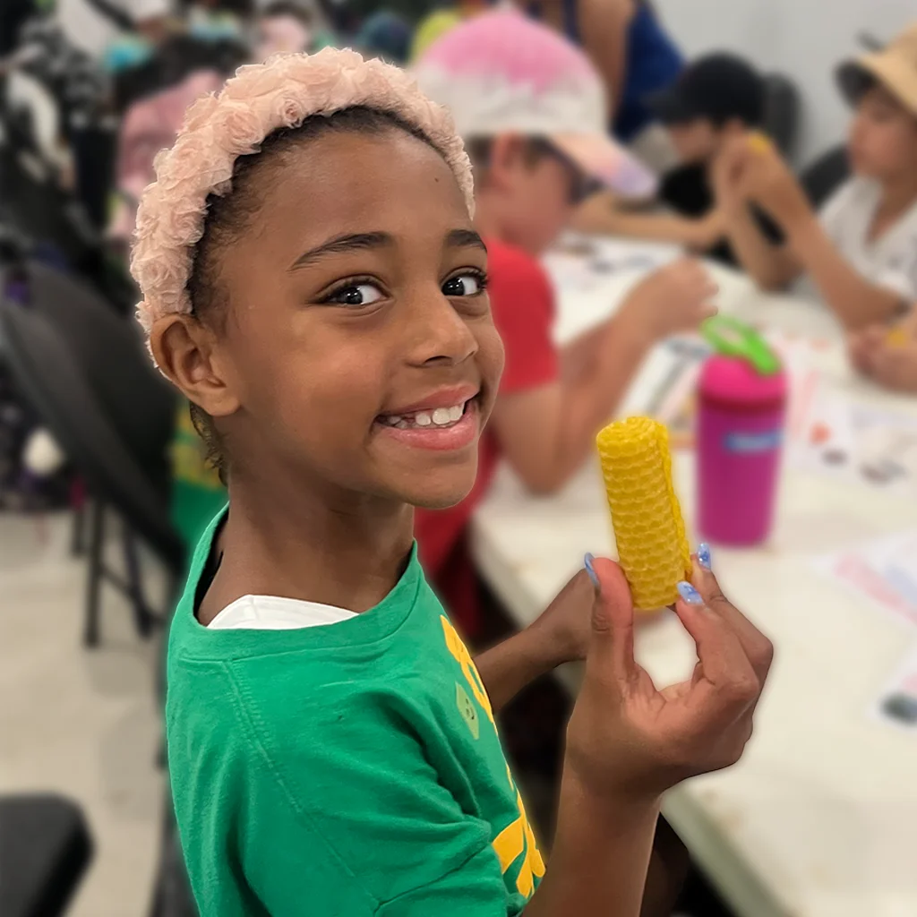 A child at a Gedi program